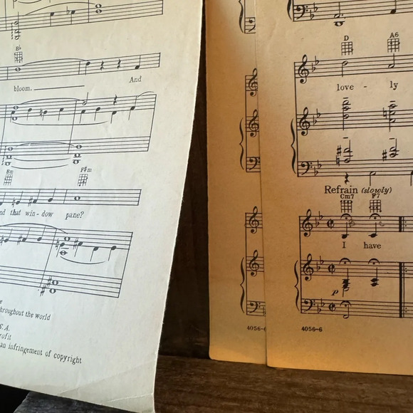 VINTAGE “On the Street Where You Live” Sheet Music Piano & Voice | My Fair Lady - Picture 4 of 9